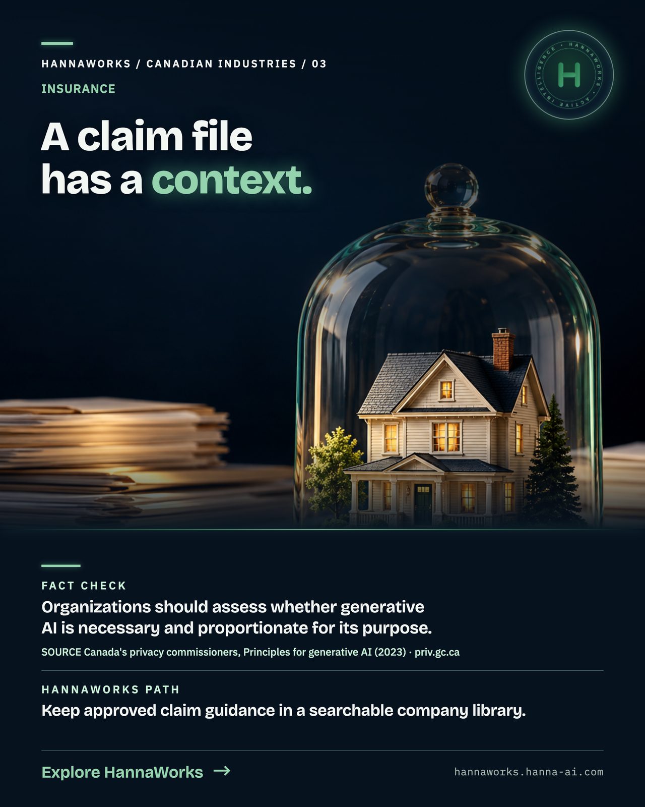 Every claim has context