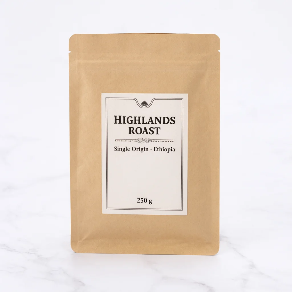 Coffee label design
